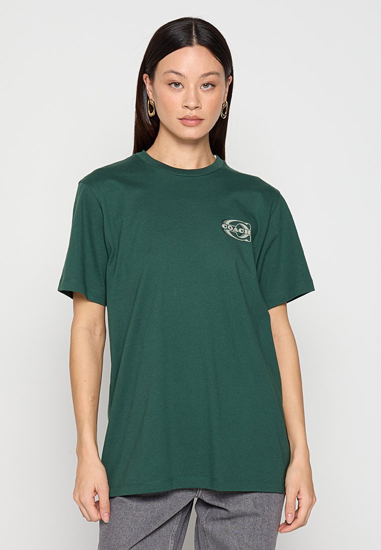 Coach T-shirt print groen