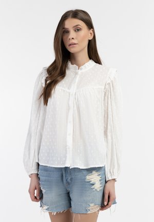 DreiMaster, DREIMASTER BLUSE - Button-down blouse - wollweiss