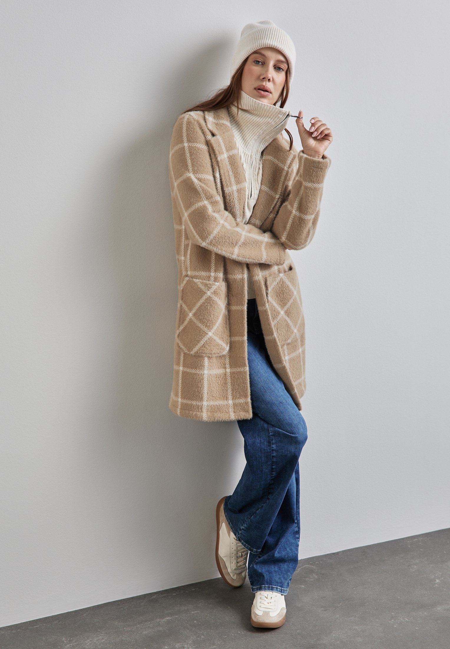 Street One OPTIK Klassischer Mantel beige/sand