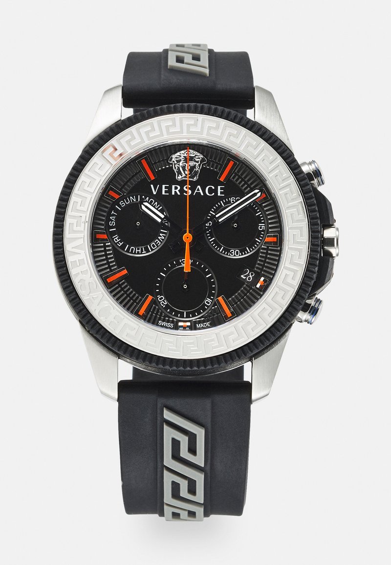 Versace Watches GRECA ACTION Chronograph watch black/dark grey