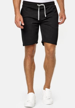 INDICODE JEANS, 2 PACK EDDY - Shorts - offwhite black
