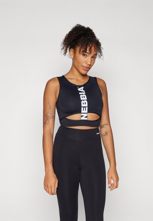FITNESS TANK - Toppi - black