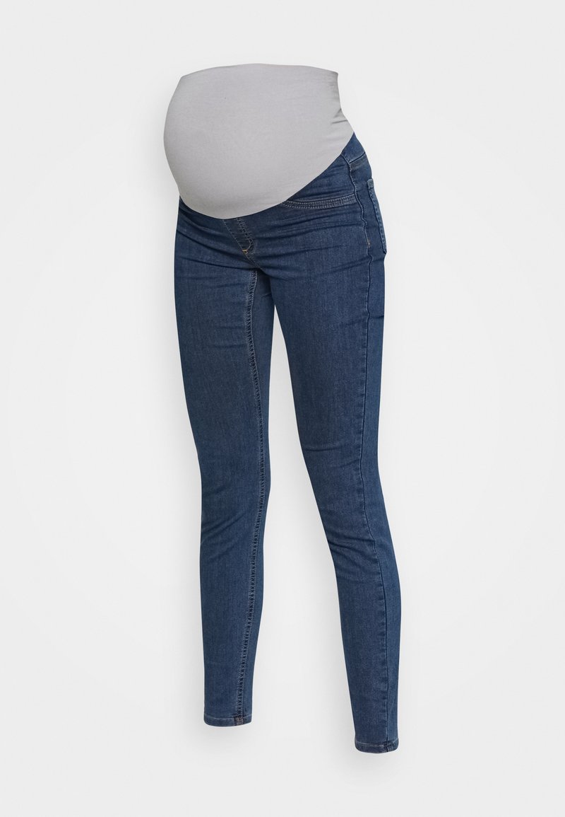 Mamalicious Slim fit jeans blauw denim/bluedenim