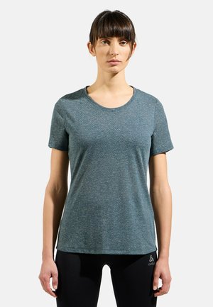 ODLO CREW NECK ACTIVE COOL - Sports T-shirt - dark slate melange