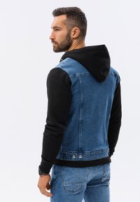 Ombre WITH HOOD  - Jeansjacka - blue black