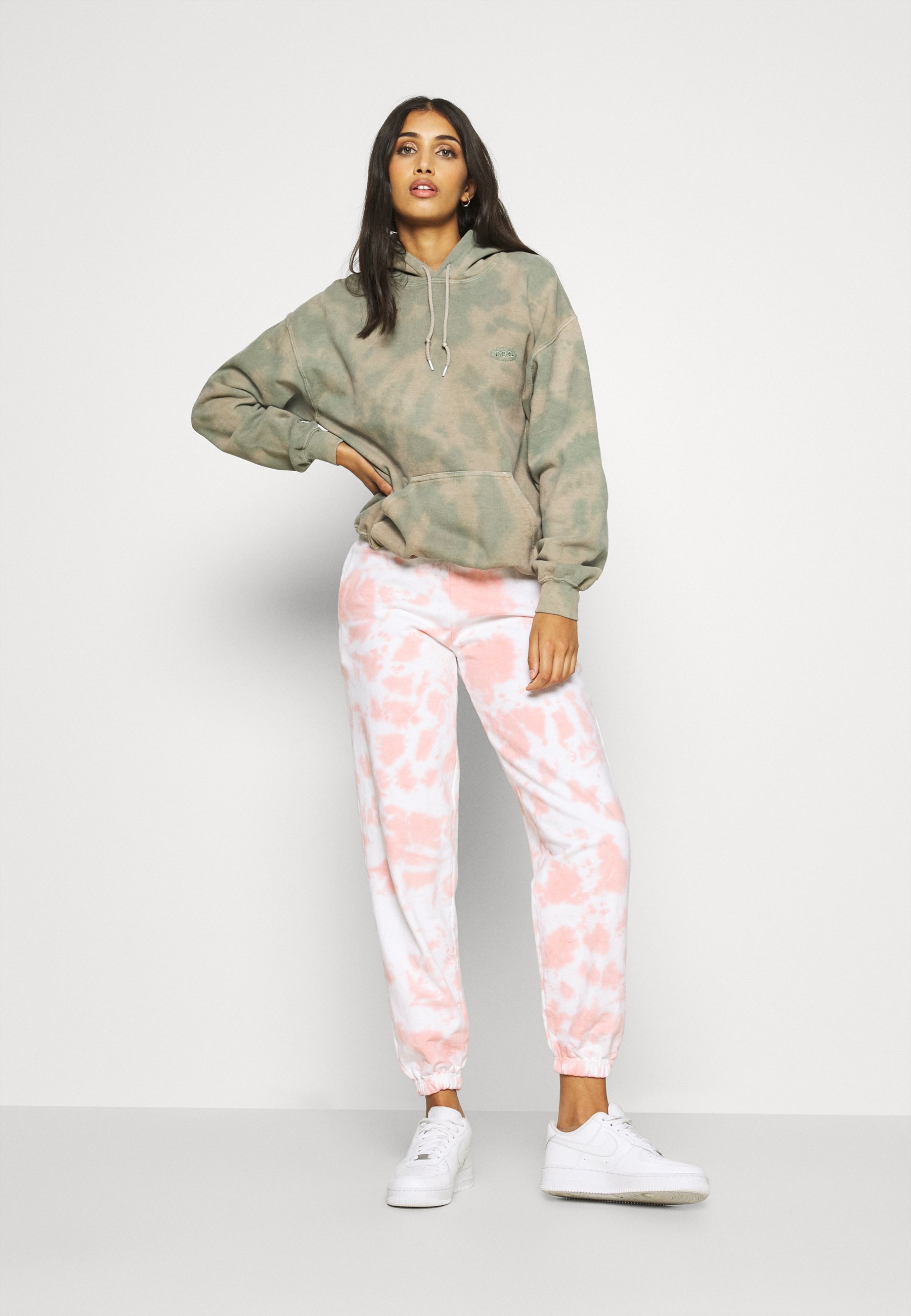 BDG Urban Outfitters TIE DYE HOODIE - Felpa con cappuccio - green/verde -  Zalando.it