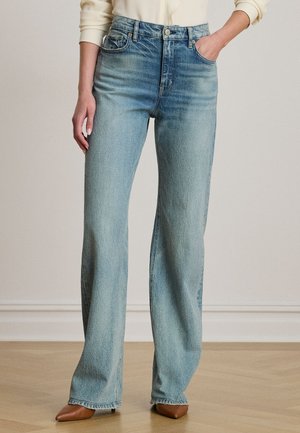 HIGH-RISE WIDE-LEG JEAN - Jeans relaxed fit - odwin wash