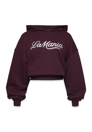 Mikina s kapucí - burgundy