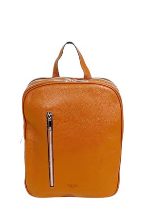 Sac à Dos En Cuir Mustang Catania – Marron Cognac – Neuf, 100% Cuir, Femme – Idéal Ville Et Bureau