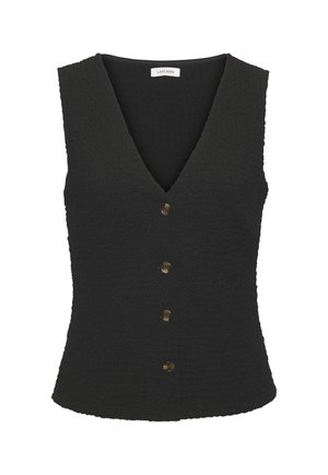 TANK - Waistcoat - schwarz