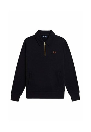 Fred Perry MEZZA ZIP - Polo - nero