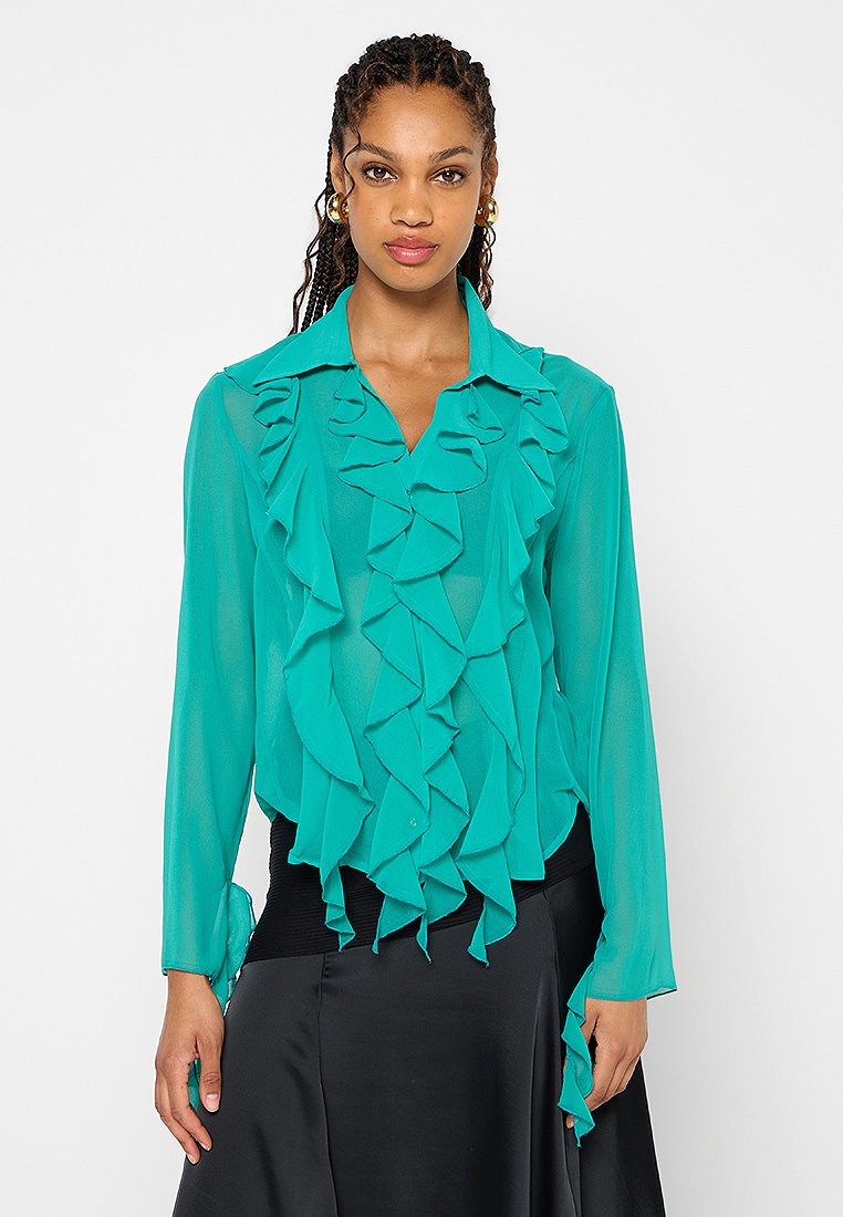 Versace Jeans Couture Overhemdblouse turquoise