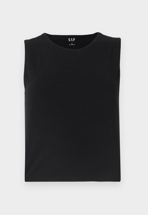 GAP, CROP SHELL - Top - black