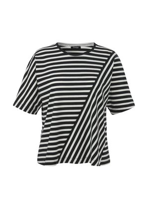 STREIFEN-DESSIN - T-Shirt print - dunkelblau