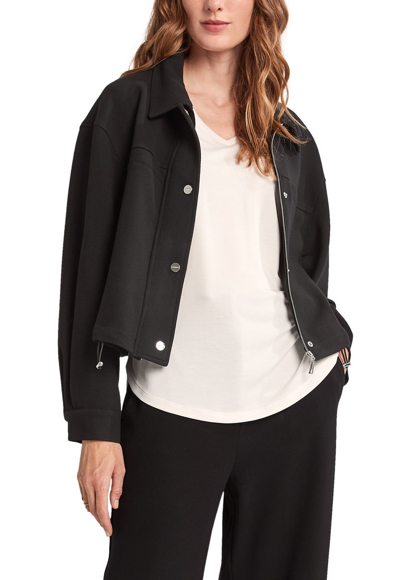 Damen Leichte Jacken | comma Übergangsjacke black/schwarz - XR90207 Damen Leichte Jacken | comma Übergangsjacke black/schwarz - XR90207