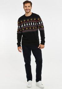 Threadbare CHRISTMAS - Trui - black
