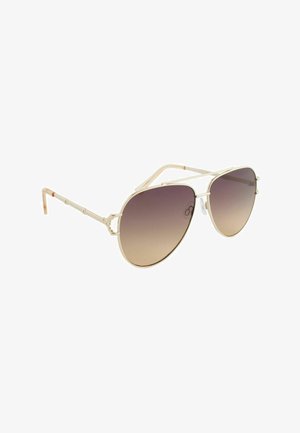 Next TEMPLE AVIATOR REGULAR FIT - Ochelari de soare - gold