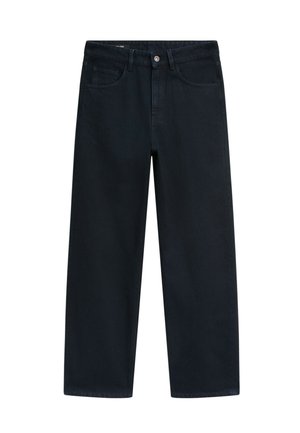 Massimo Dutti, HIGH-WAIST BARREL FIT JEANS - Baggy Jeans - mottled dark blue