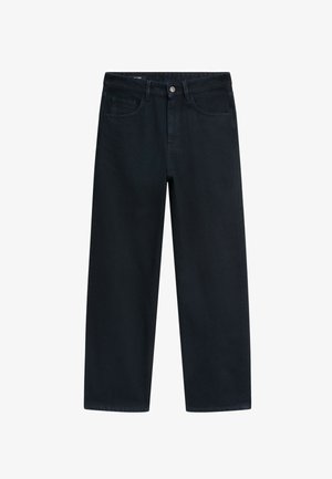Massimo Dutti, HIGH-WAIST BARREL FIT JEANS - Baggy Jeans - mottled dark blue