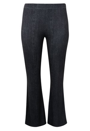 DAMEN BOOTCUT - Stoffhose - black