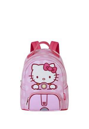 HELLO KITTY MOTO SMALL HEADY  - Mochila escolar - hello kitty pink
