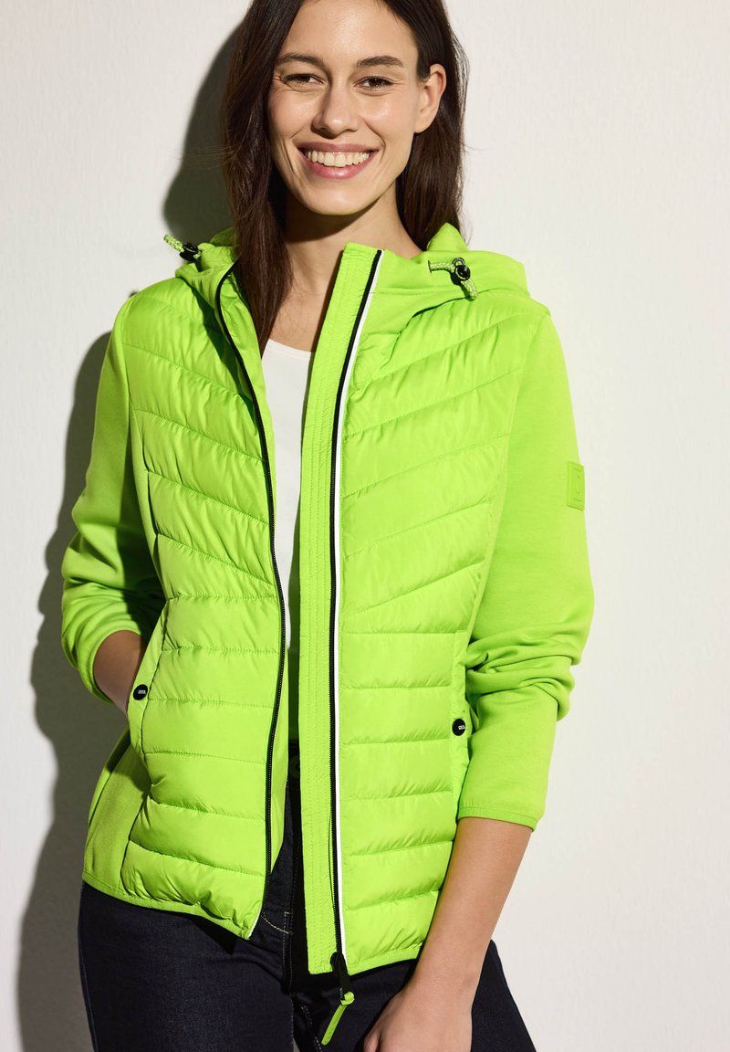 Cecil Felpa con zip - gelb