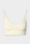 SEAMLESS WAFFLE TRIANGLE BRALETTE - Brassière - buttercup
