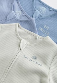 Next FOOTLESS ZIPPED 3 PACK REGULAR FIT - Dupačky na spaní - blue slogan
