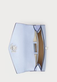 Lauren Ralph Lauren CROSSHATCH LEATHER SMALL FARRAH SATCHEL - Torbica - cornflower blue