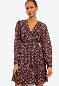 Love & Roses REGULAR FIT - V-NECK  - Dnevna obleka - black