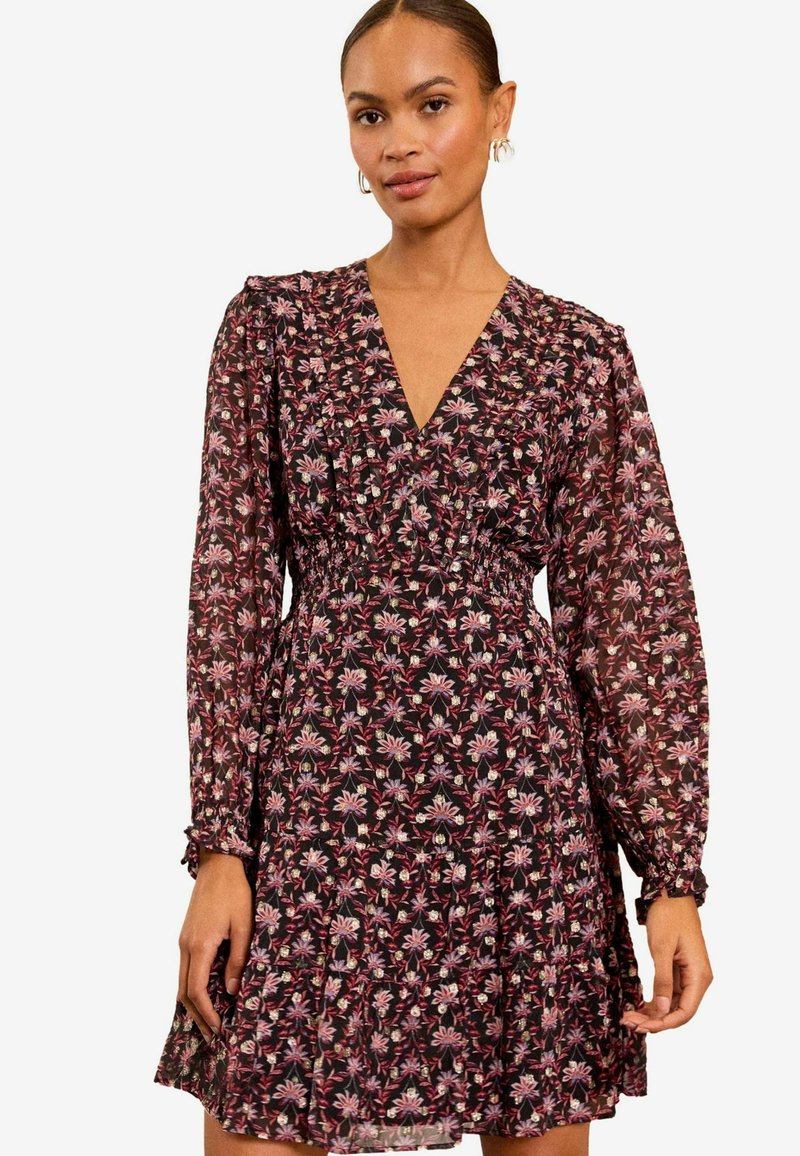 Love & Roses REGULAR FIT - V-NECK  - Dnevna obleka - black