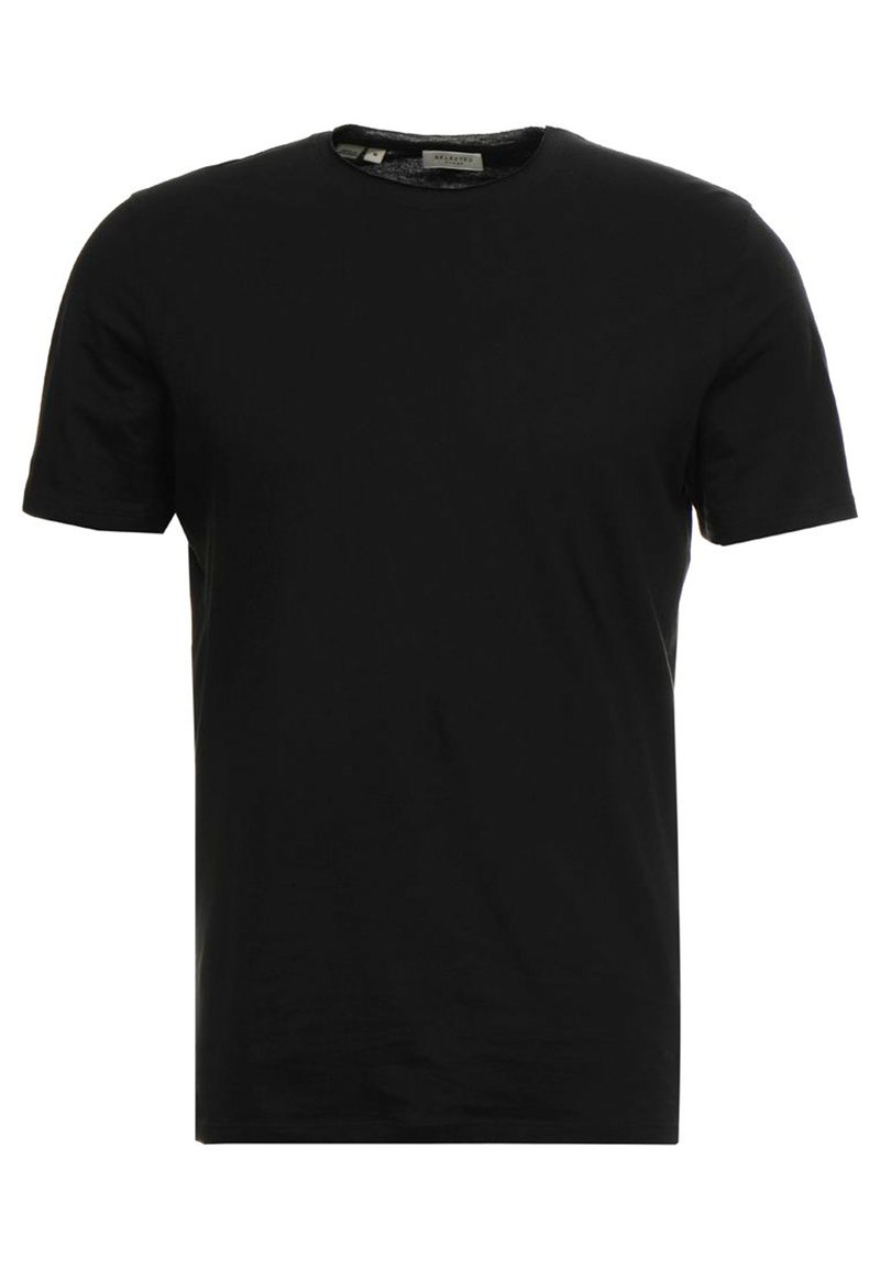 Herren T-Shirts basic | Selected Homme SLHLUKE O-NECK TEE T-Shirt basic black/schwarz - PO57544 Herren T-Shirts basic | Selected Homme SLHLUKE O-NECK TEE T-Shirt basic black/schwarz - PO57544