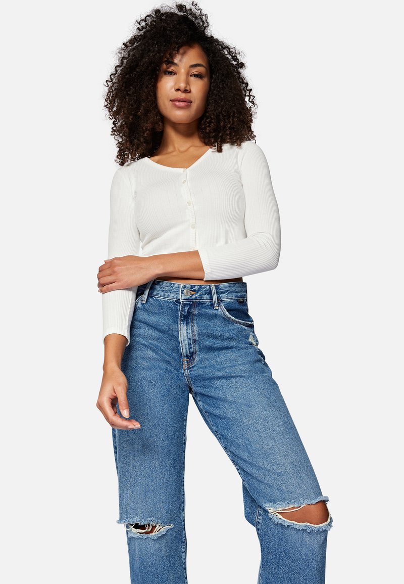 Damen Strickjacken | Mavi LANGARM BUTTON UP Strickjacke antique white/weiß - AF27731 Damen Strickjacken | Mavi LANGARM BUTTON UP Strickjacke antique white/weiß - AF27731