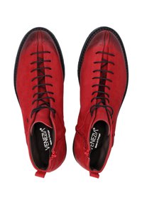 VENEZIA ANKLE BOOTS - Snørestøvletter - red