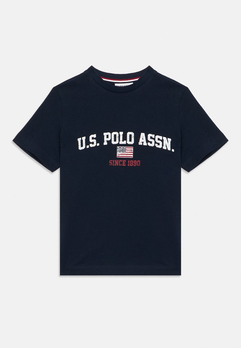 U.S. Polo Assn. T-shirt print blauw denim/bluedenim
