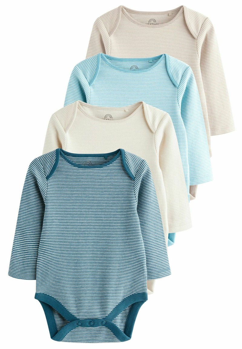 Next STRIPE 4 PACK  - Bodijs - blue neutral