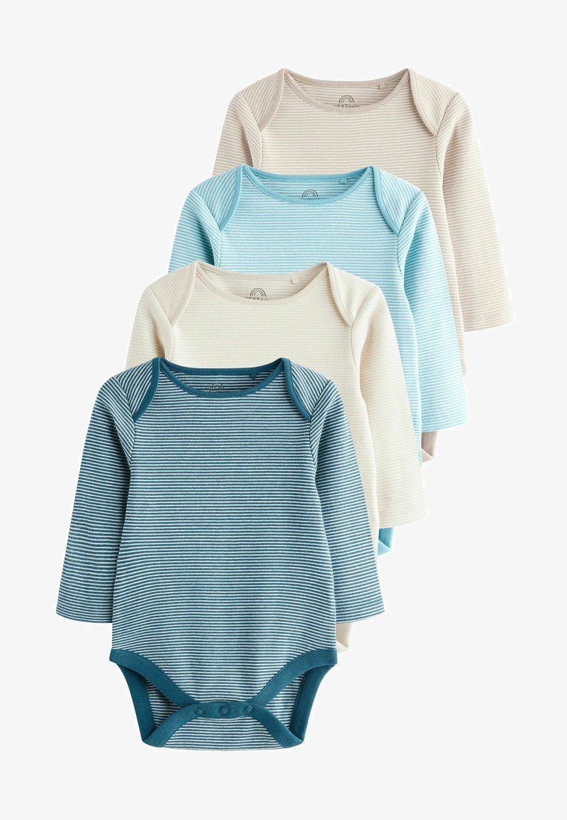 Next STRIPE 4 PACK - Bodijs - blue neutral