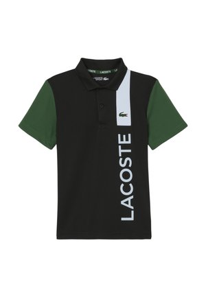 Lacoste Sport SHORT SLEEVES  - Poloshirt - noir  vert  bleu clair gi