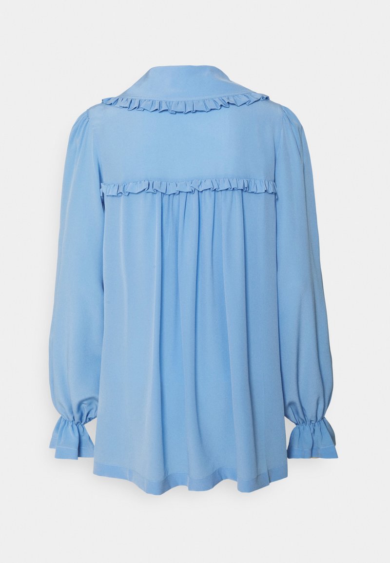 Damen Bekleidung | Victoria Beckham GATHERED DETAIL BLOUSE Bluse cornflower blue/hellblau - GC87671 Damen Bekleidung | Victoria Beckham GATHERED DETAIL BLOUSE Bluse cornflower blue/hellblau - GC87671