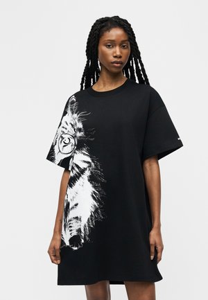 Džersejové šaty - black