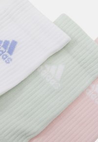 adidas Performance 3 PACK UNISEX - Sportske čarape - white/sandy pink/linen green