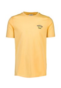 EMBROIDERY TEE - T-shirt print - bright mango