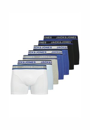 Jack & Jones SOLID 7 PACK - Caleçon - black pack /white dazzling /blue dazzling blue /black lgm skyway