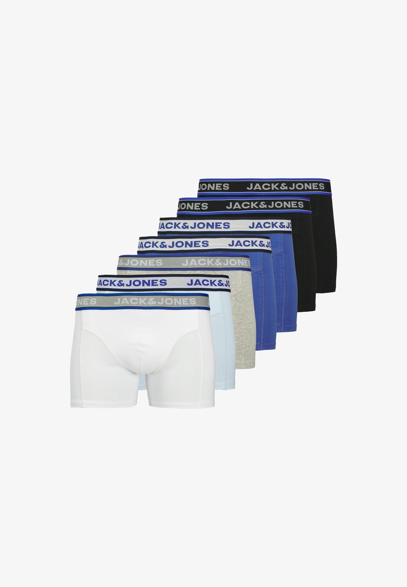 Jack & Jones SOLID 7 PACK - Cuecas boxer - black pack /white dazzling /blue dazzling blue /black lgm skyway