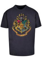 Harry Potter Hogwarts Distressed Crest T-Shirt For Boys - Navy Blue, Size 7-8 Years - View #5