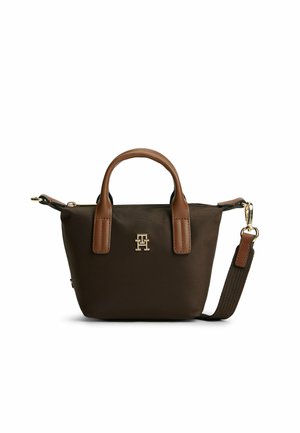 Tommy Hilfiger, POPETTE MICRO TOTE - Håndtasker - fondant brown
