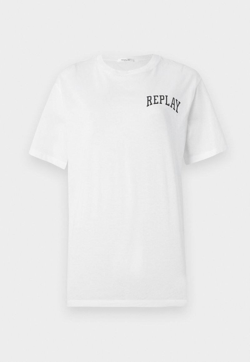 Replay T-shirt print wit Replay T-shirt print wit