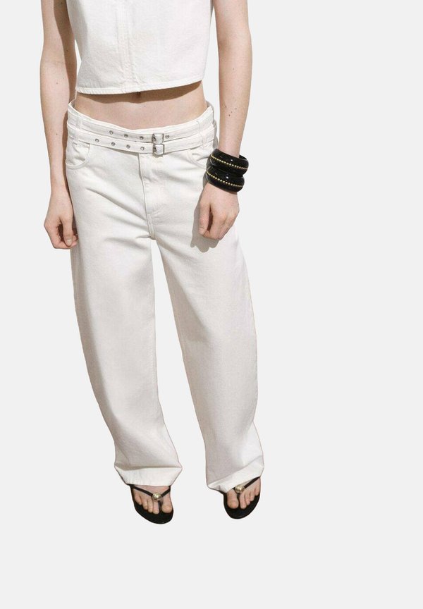 Relaxed fit jeans - gebroken wit