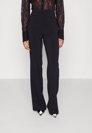 HULKA PANTALONE CREPE - Kelnės - nero