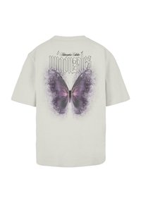 MJ Gonzales HEAVY OVERSIZED - FROSTED WINGS - Print T-shirt - lightasphalt